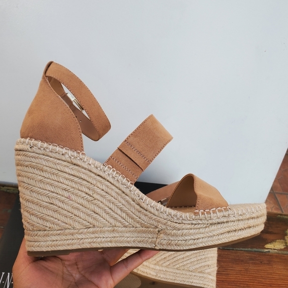Inc. Women's Espadrille Strap Wedge Sandal Sz 10 - Picture 9 of 15